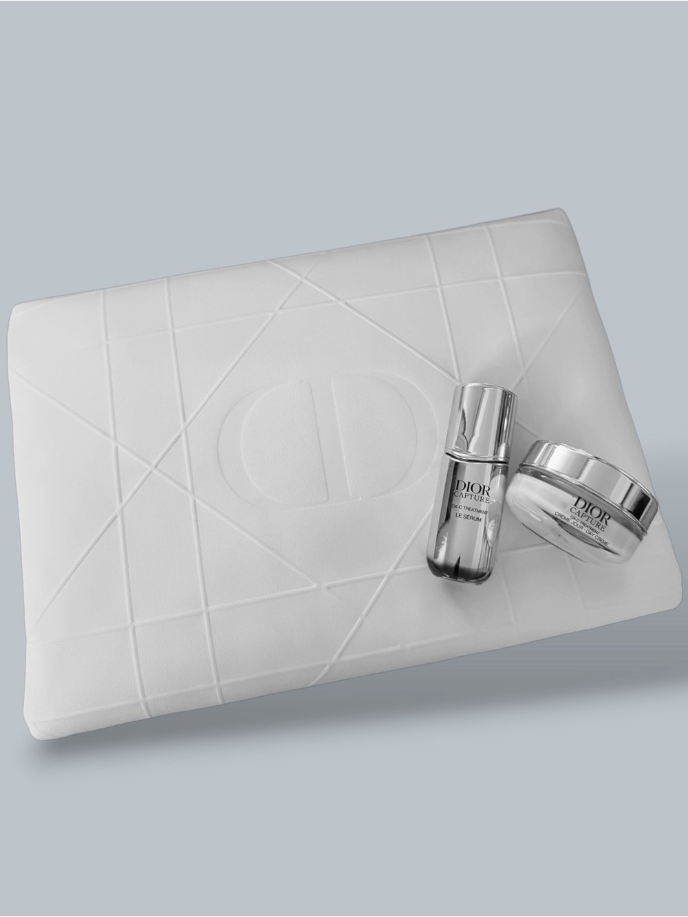 Dior Capture Totale Skincare Set with Cannage Pattern Large pouch